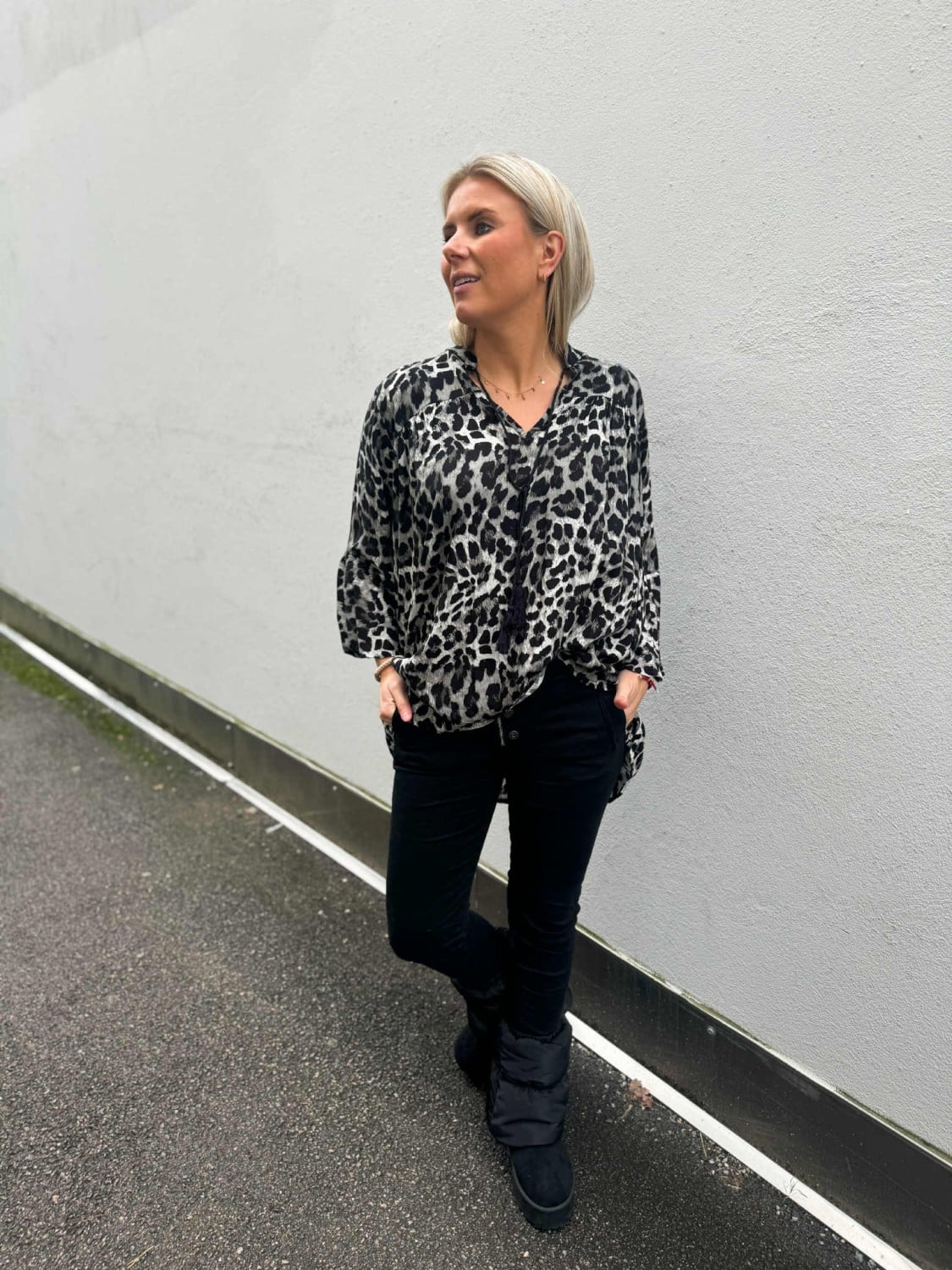 IBC Collection Vivi Blouse Leo Grey