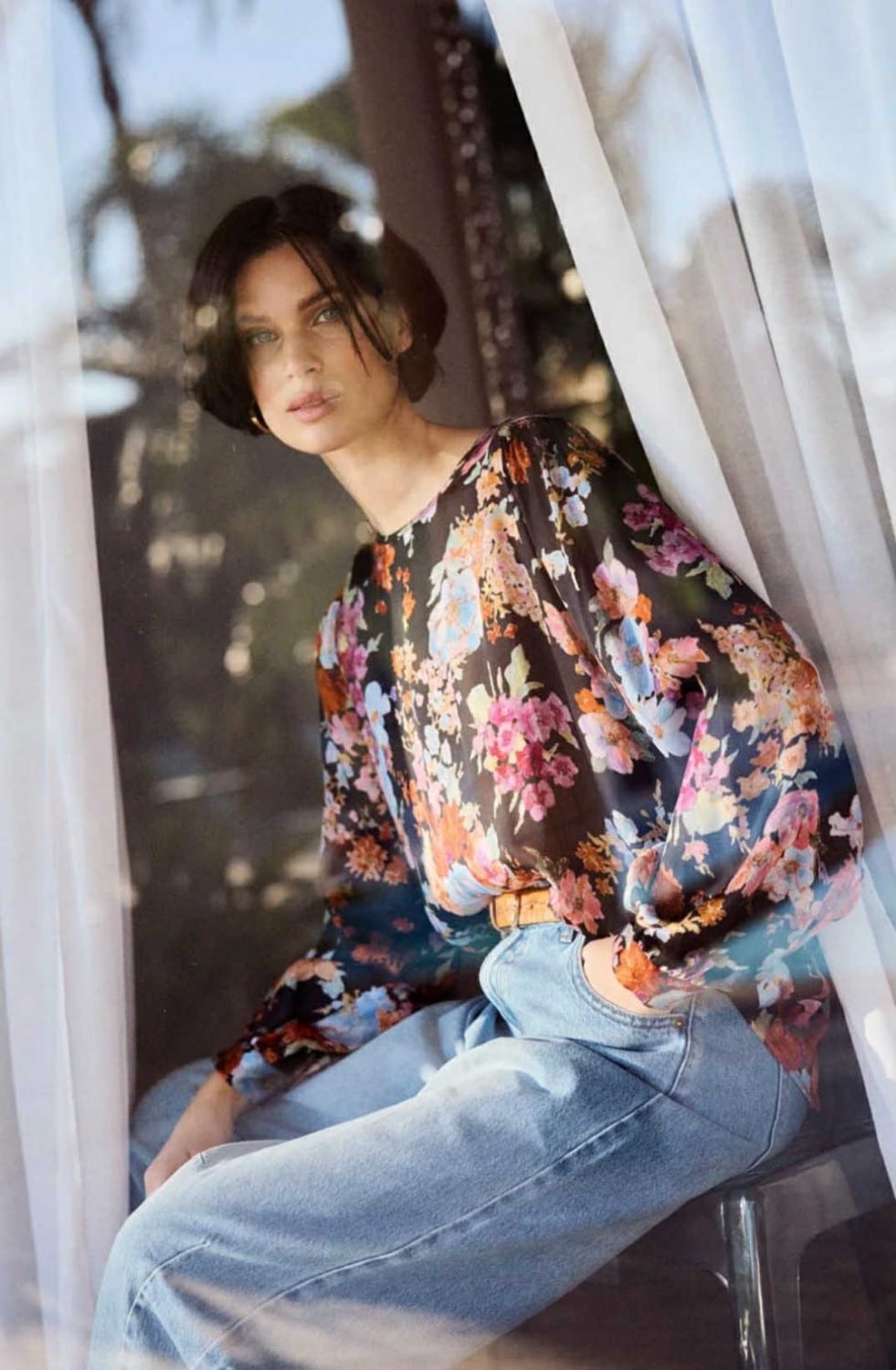 Katrin Uri Blooms Joan Blouse