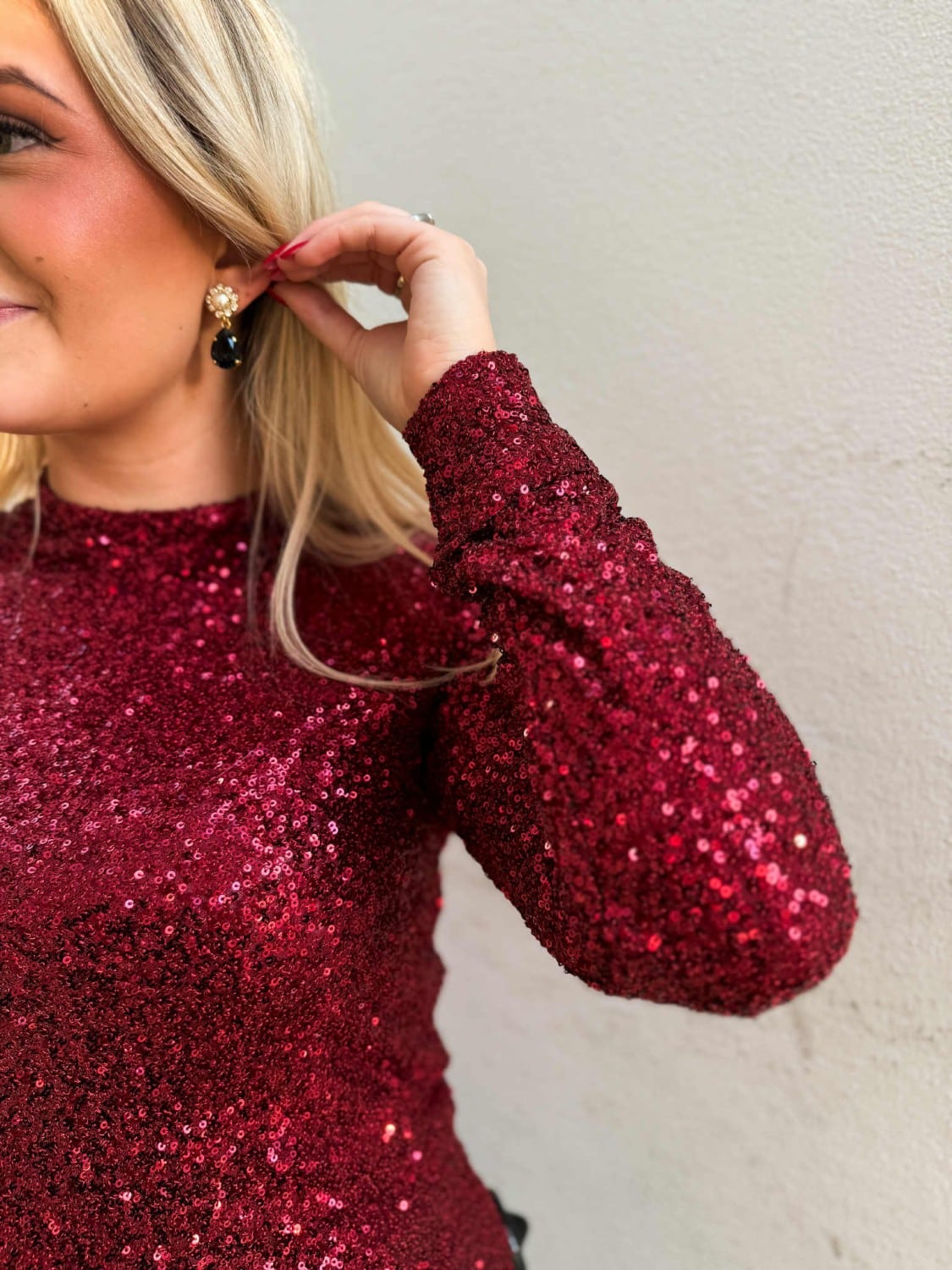 Katrin Uri Malene Top Red