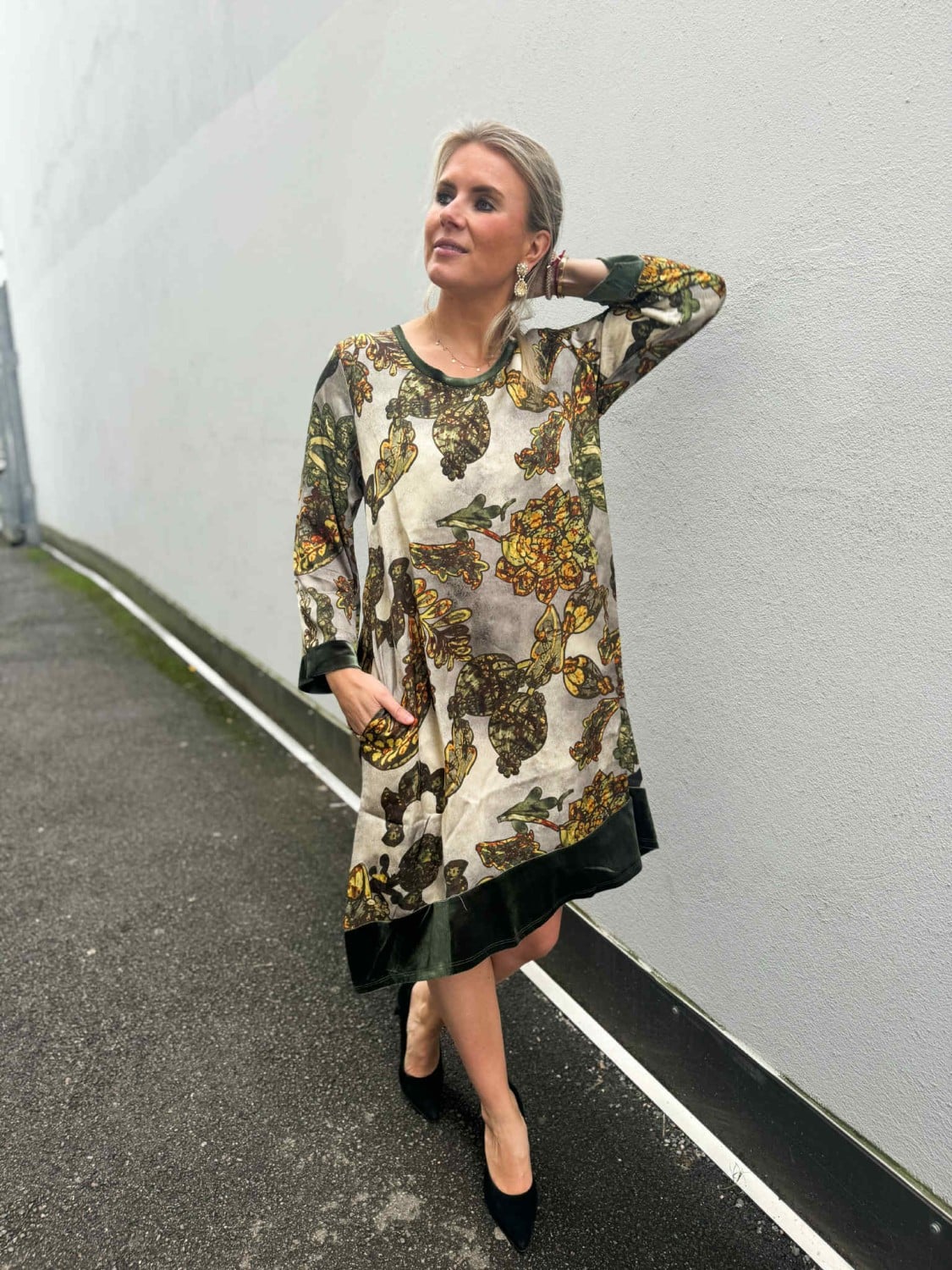 Boheme Olivia Dress Oliven