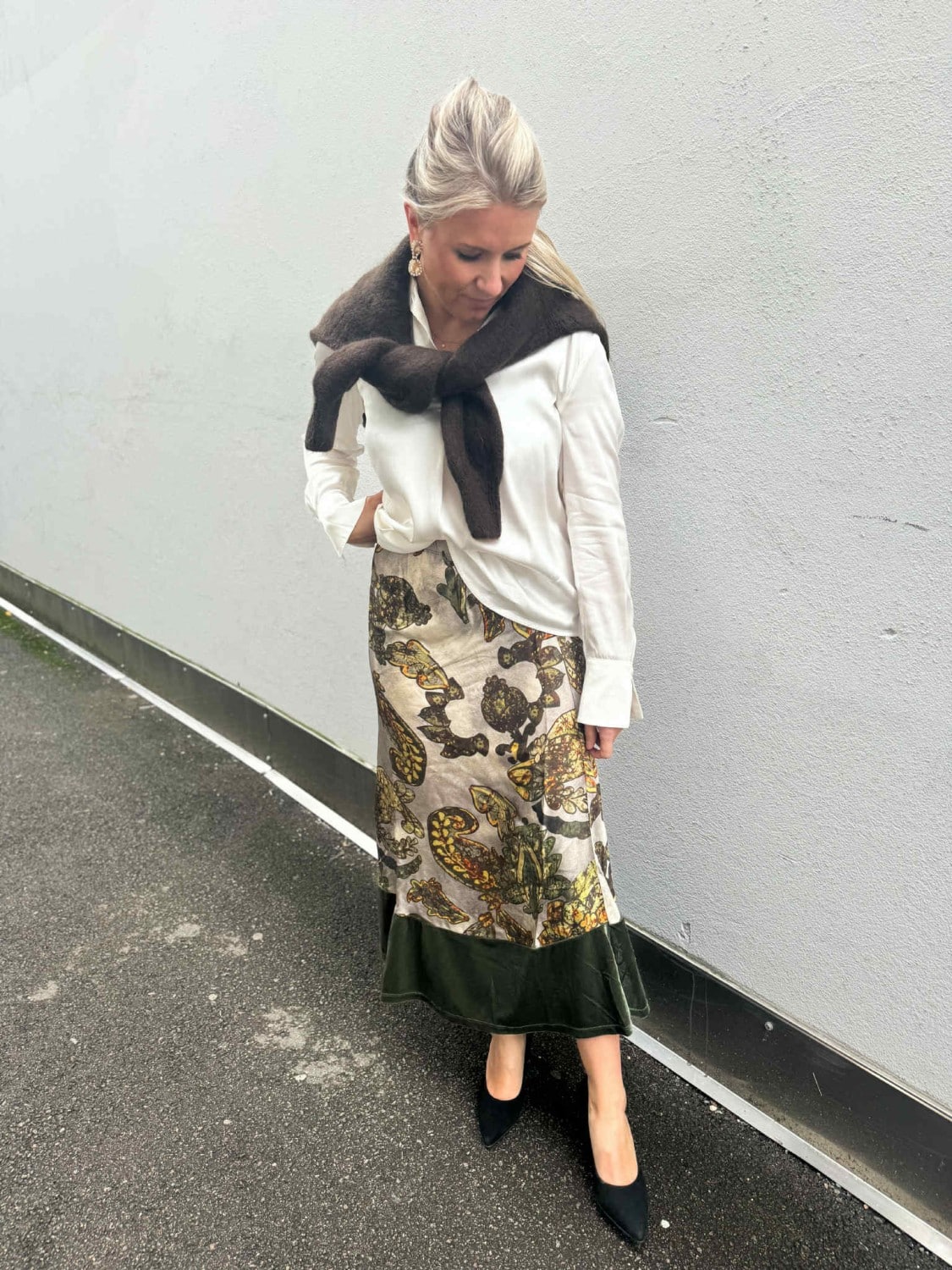 Boheme Olivia Skirt Oliven