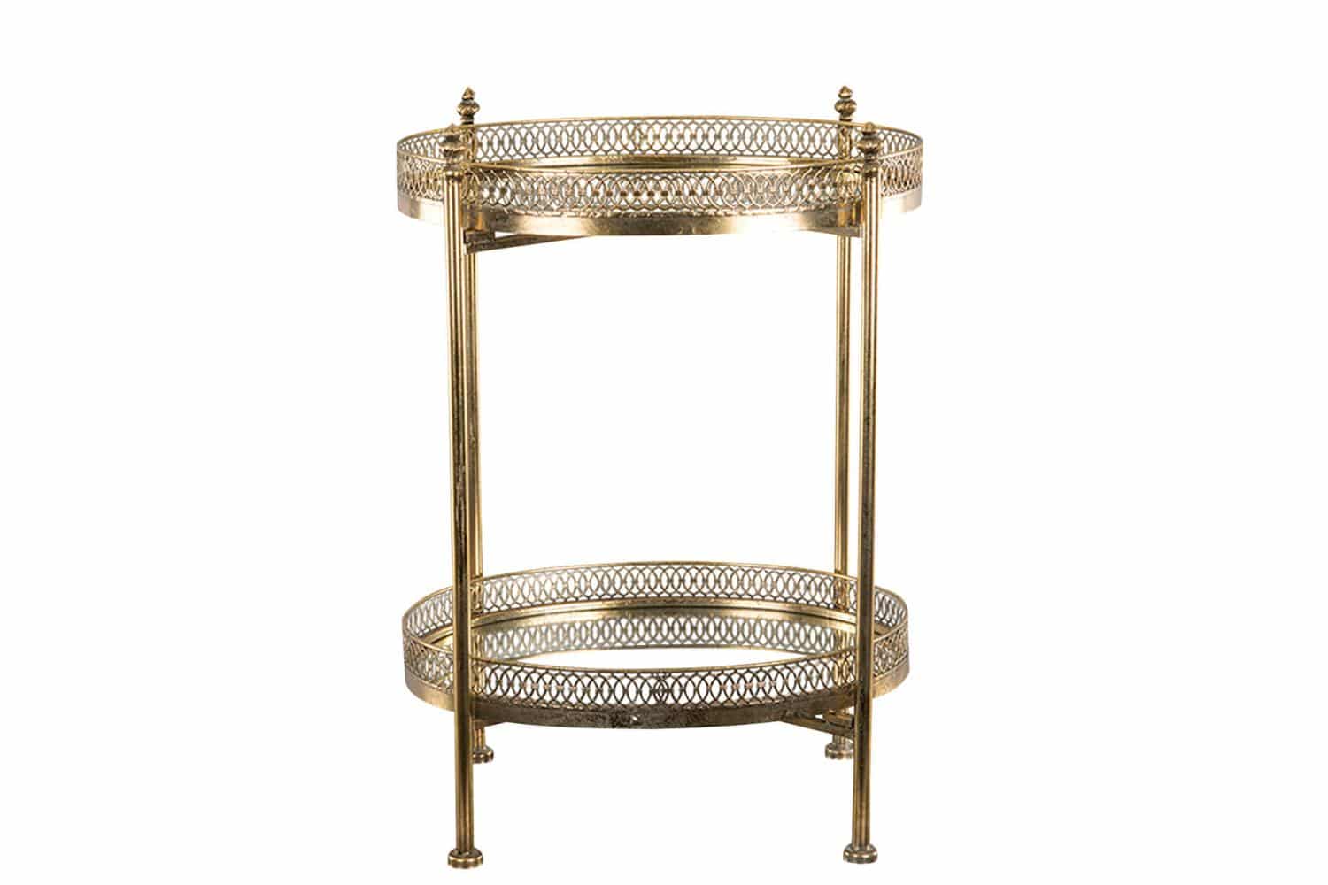 A lot decoration Gullbord med speil