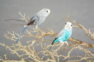 A Lot Decoration Undulat Sittende Grå