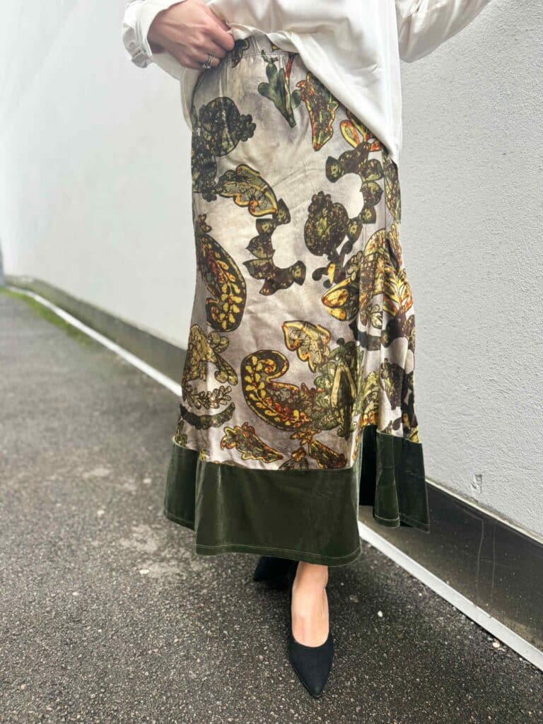 Boheme Olivia Skirt Oliven