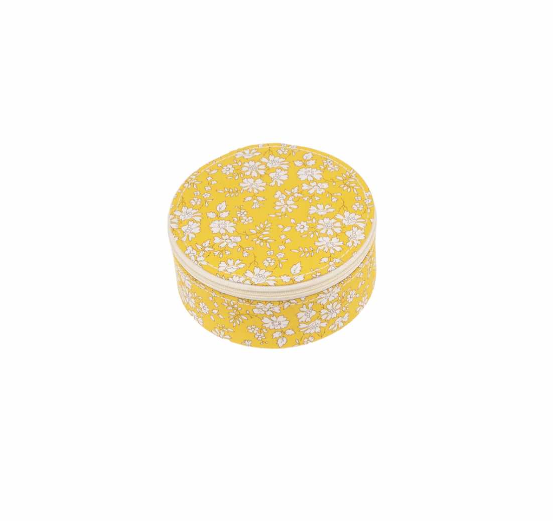Bon Dep Jewelry Box Round Capel Yellow