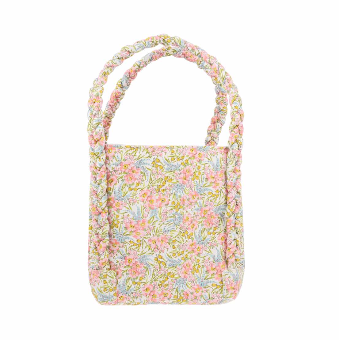 Bon Dep Small Shopper Bag Swirling Petals Pink