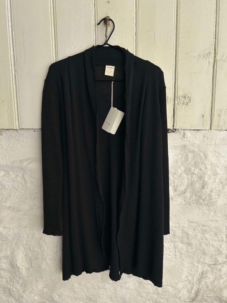 By Basic Long Cardigan Black