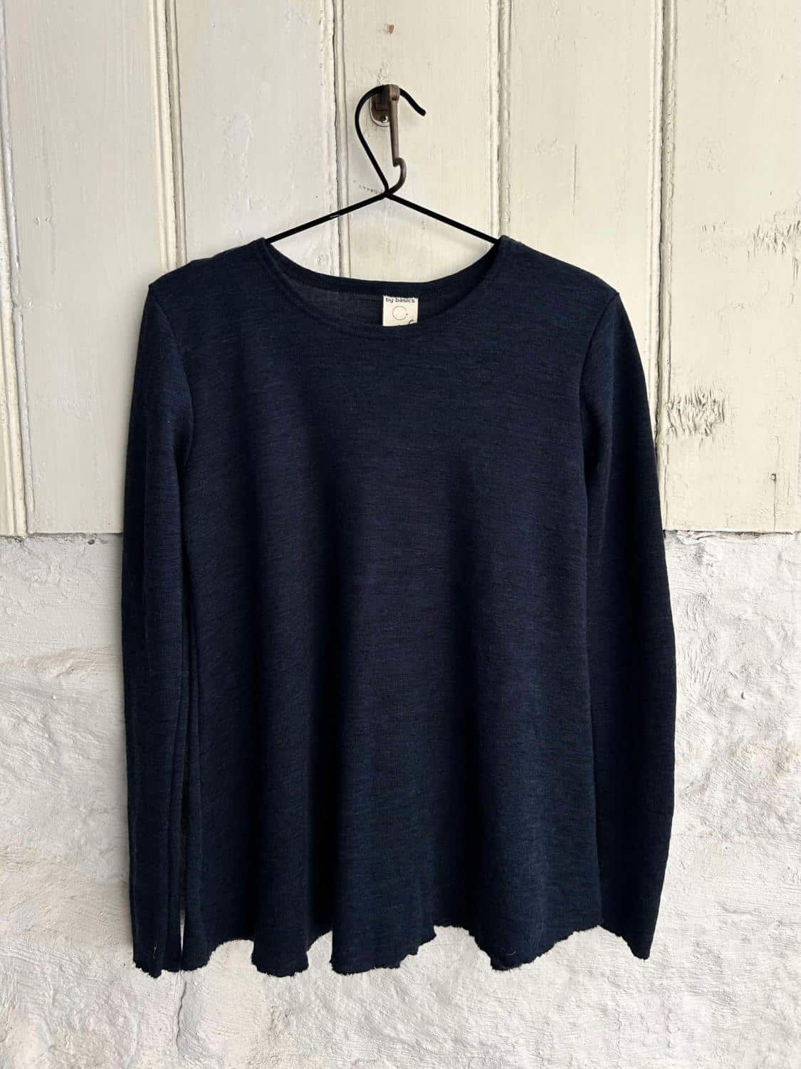 By Basic Shirt A-line Midnight Blue Melange