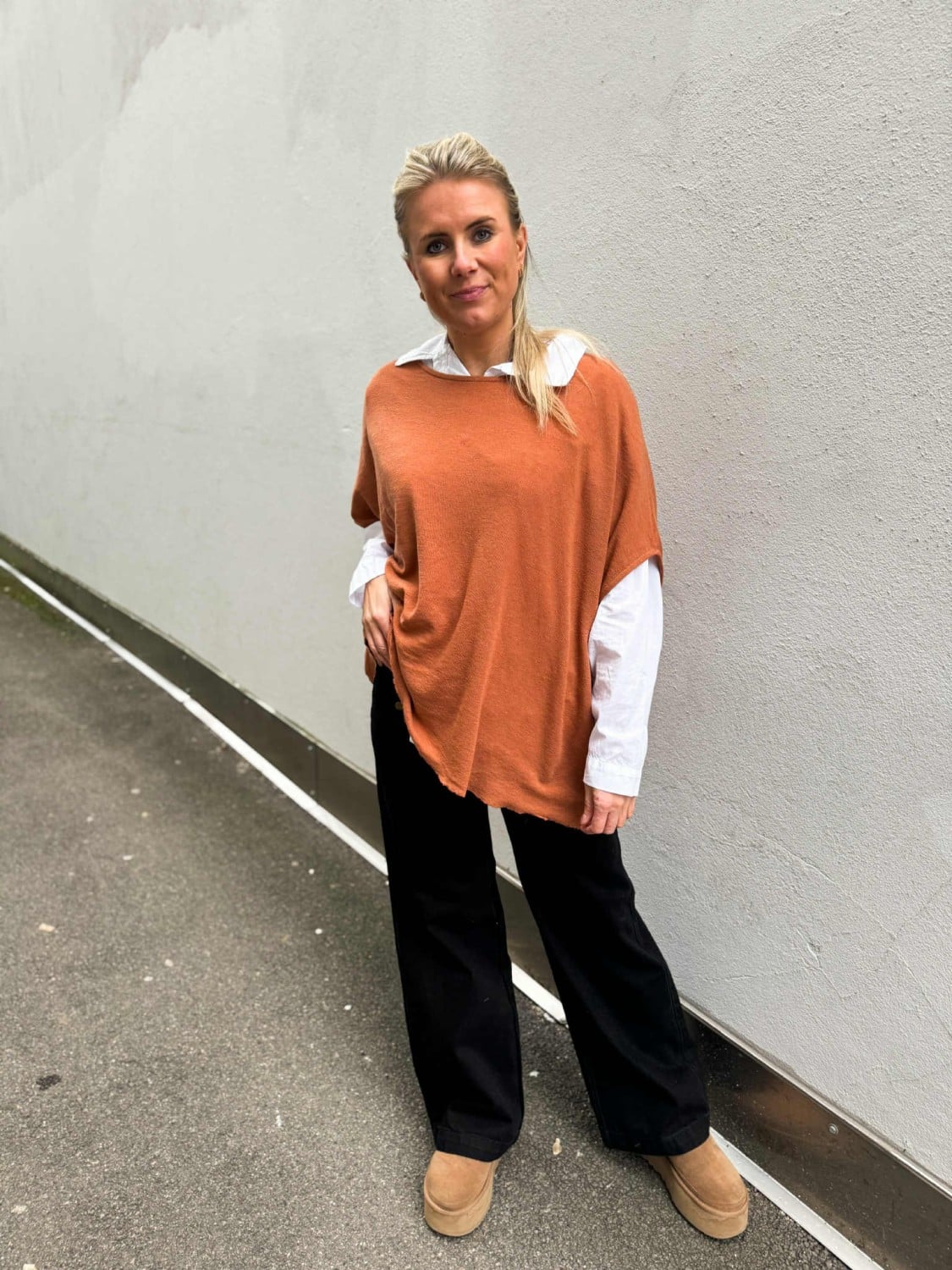 By Basic Top Extra Wide Pecan Melange