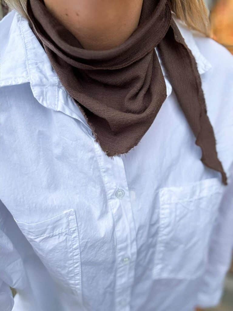 By Basic Triangle Small Chestnut