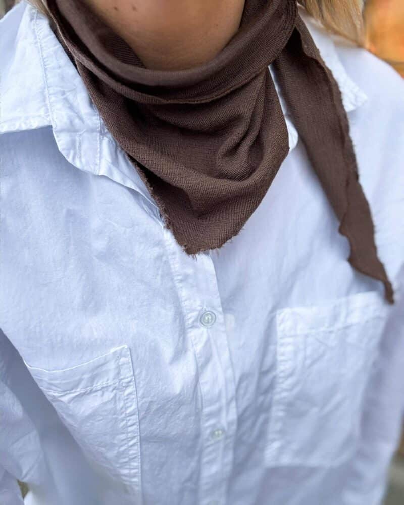 By Basic Triangle Small Chestnut