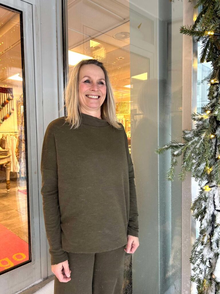 By Basic Wide Shirt Dark Olive