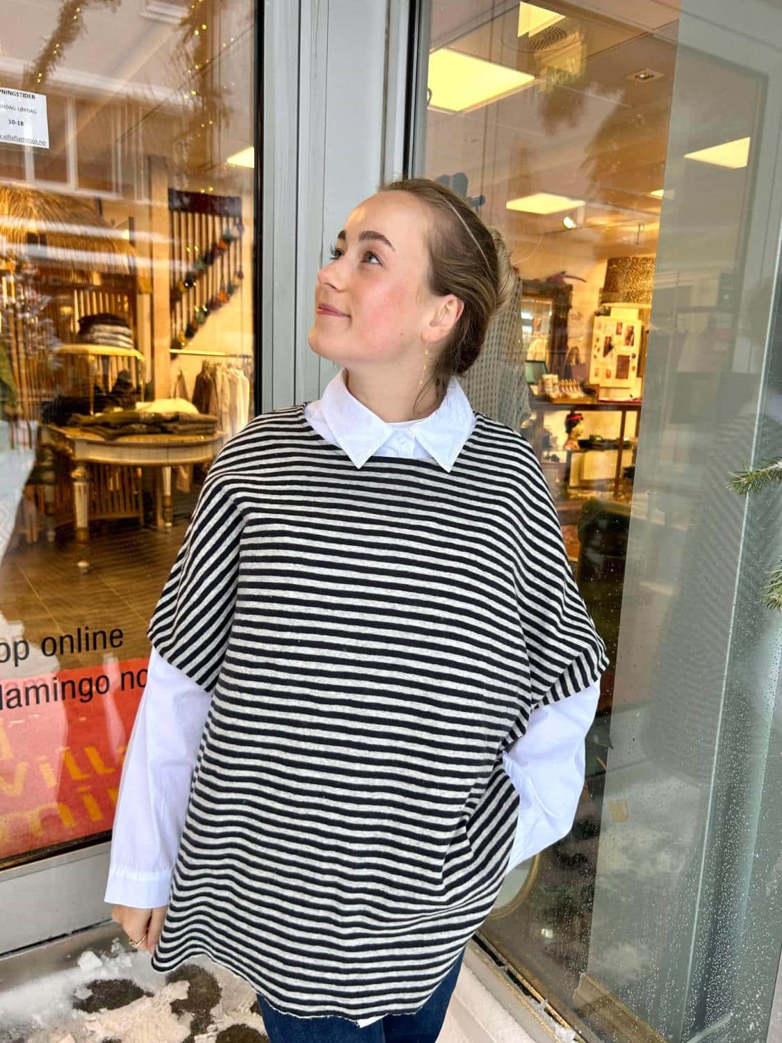 By Basics Top Extra Wide Charcoal/Dawn Grey Melange