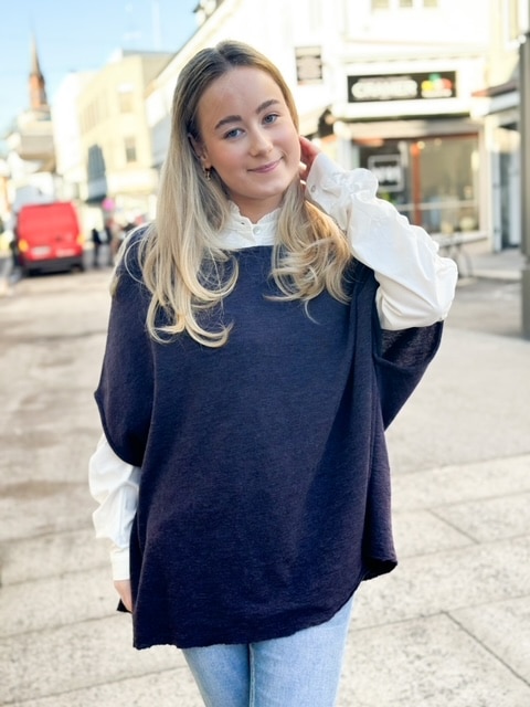 By Basics Top Extra Wide Plum Melange