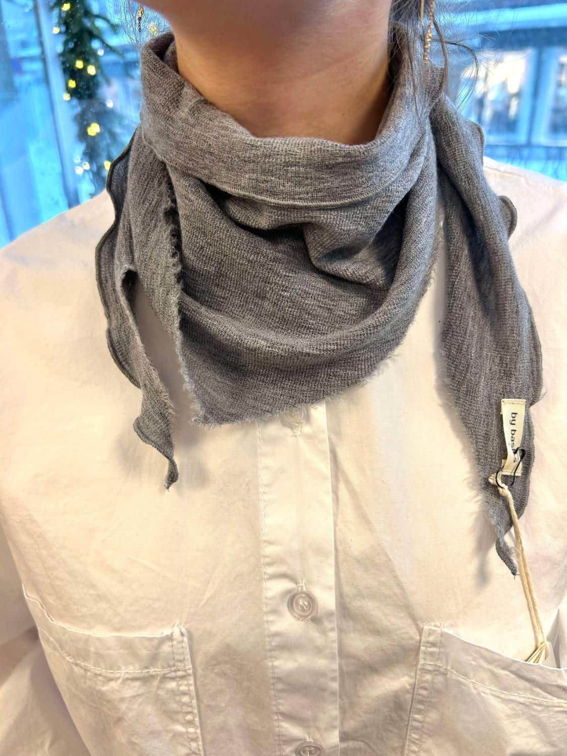 By Basics Triangle Small Steel Grey Melange