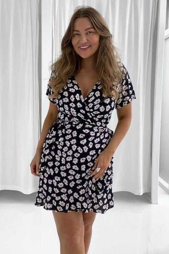 By Ic Mille Dress Night Sky Blossom