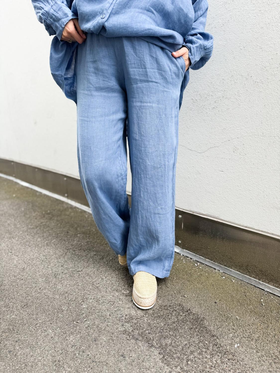 Cornu Kine Pants Mid Blue