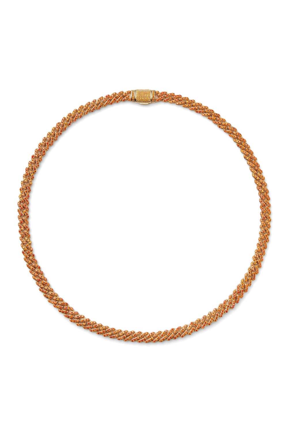 Crystal Haze Micro Mexican Chain Orange