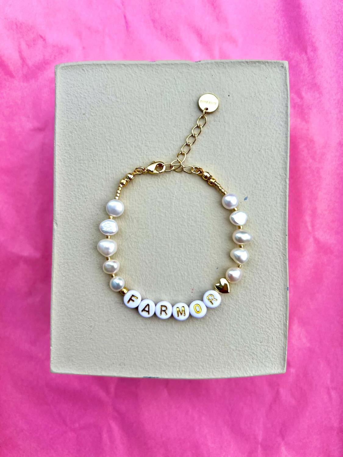 Eline Bang Armbånd Farmor Ferskvannsperler