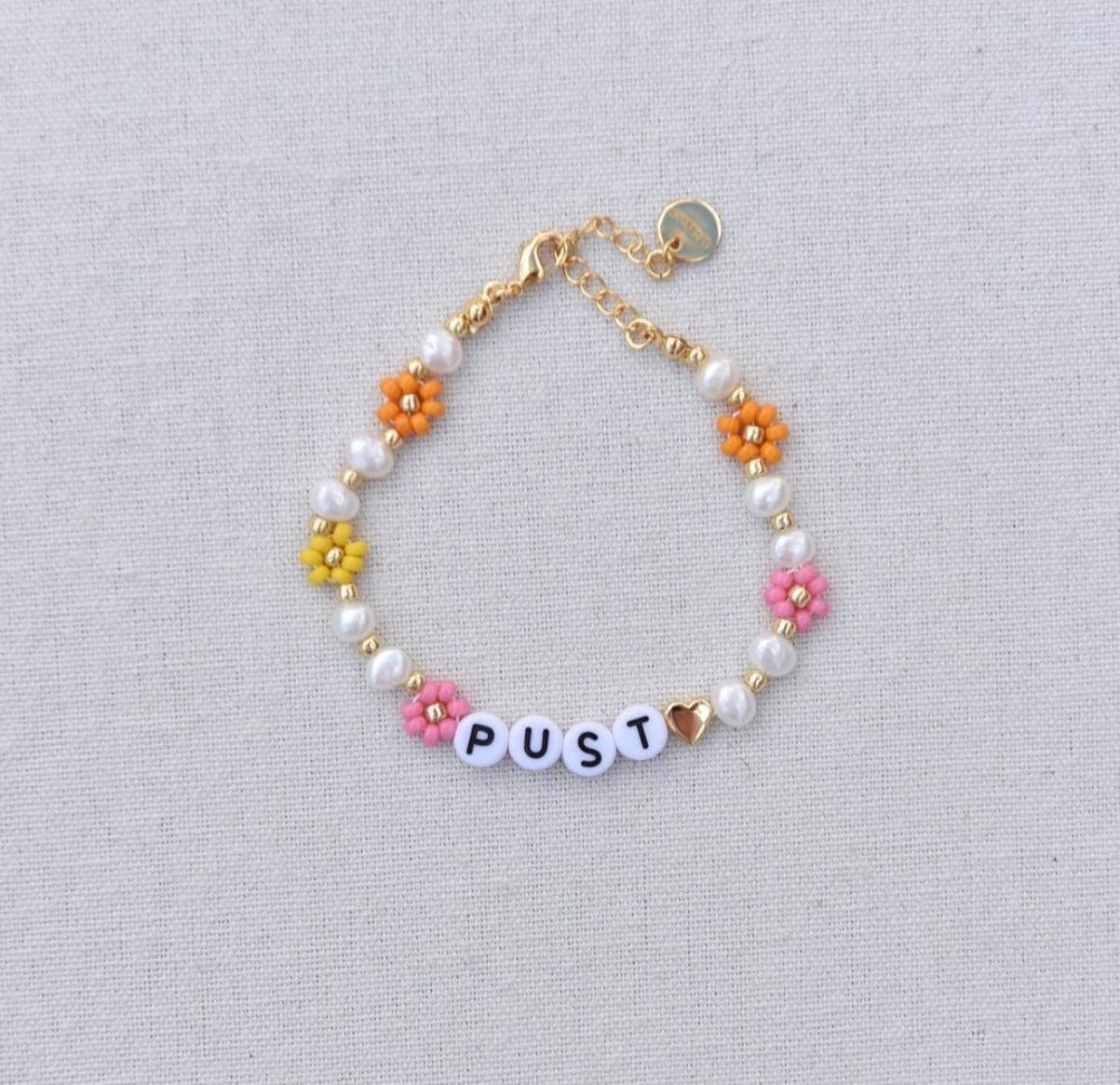 Eline Bang Pust Blomsterarmbånd Sort