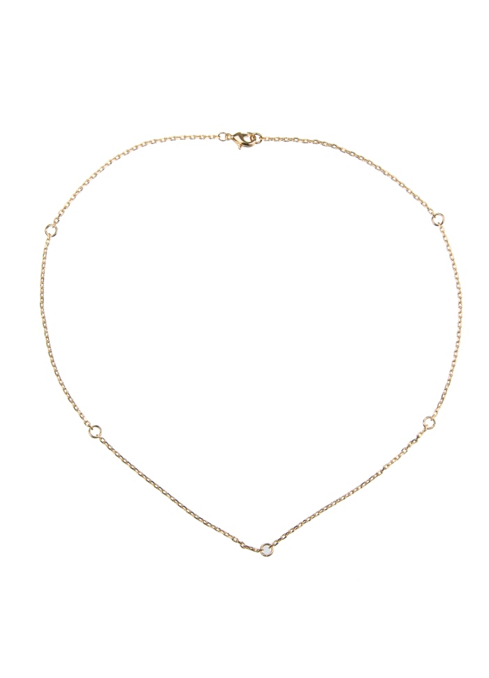 Emilia By Bon Dep Gold Necklace With Rings