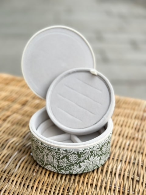 Emilia By Bon Dep Jewelry Box Round Mortimer Green