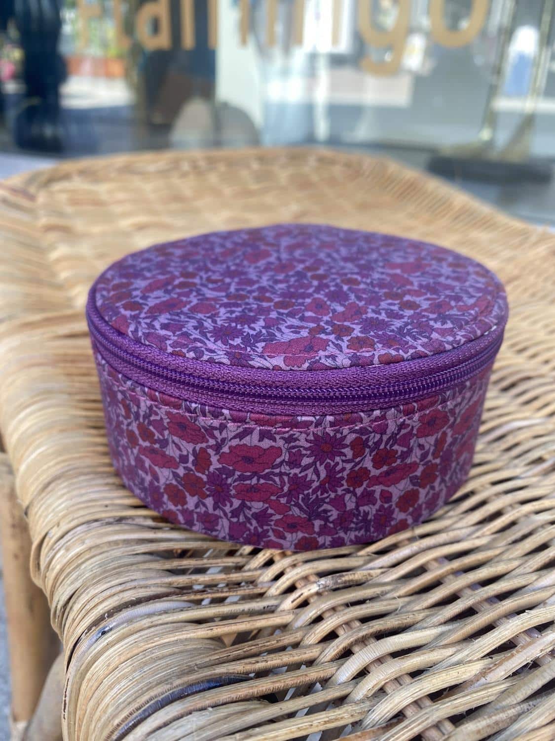 Emilia By Bon Dep Jewelry Box Round Petal & Bud