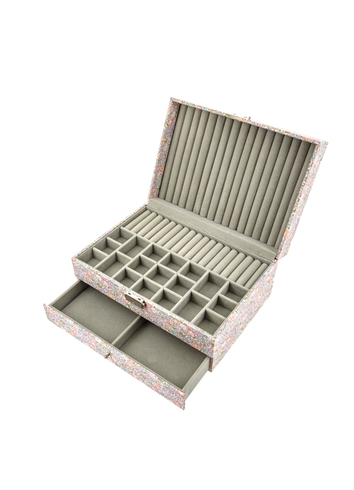 Emilia By Bon Dep Jewlery Box Square Michelle Pink