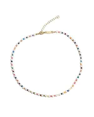 Emilia By Bon Dep Pastel Pearl Necklace