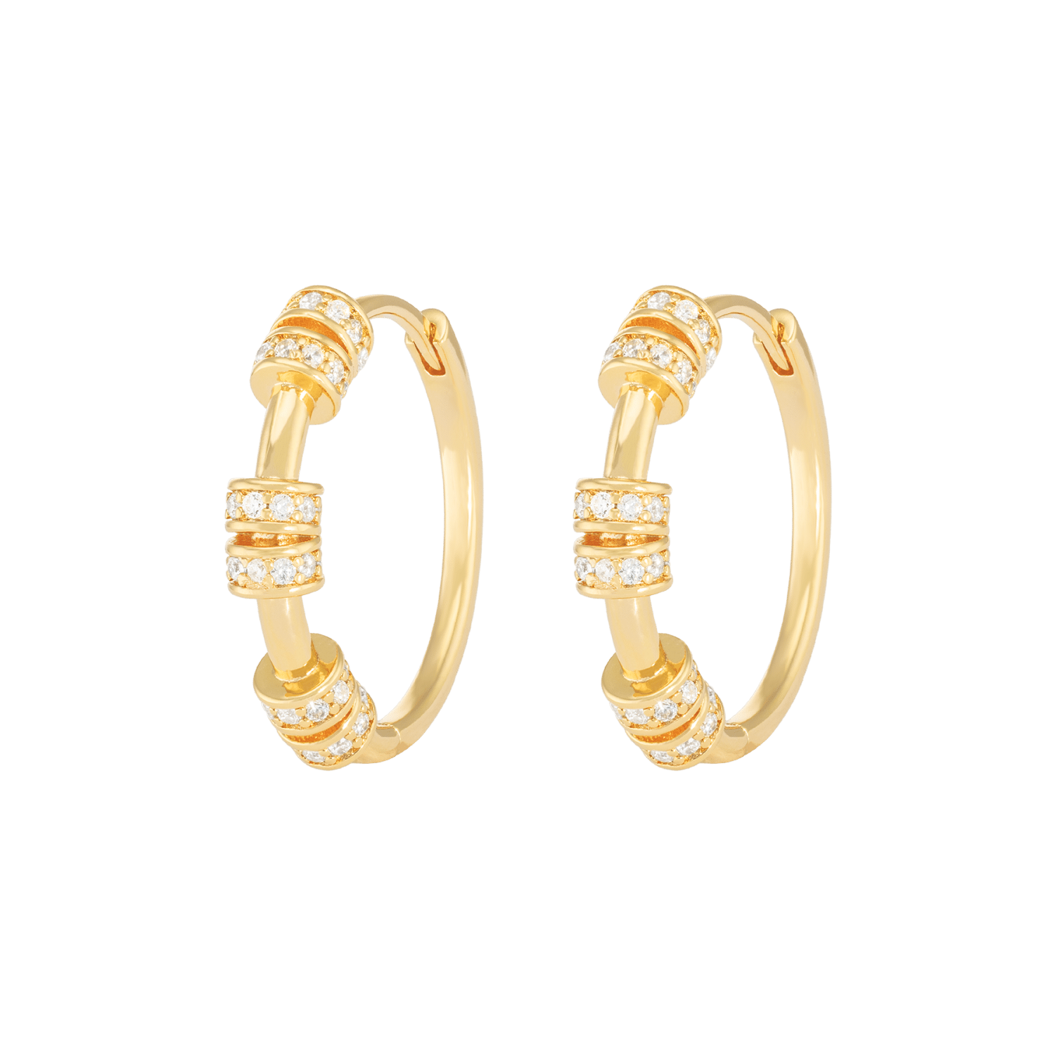 Emilia By Bon Dep Pile Gold & Hoops