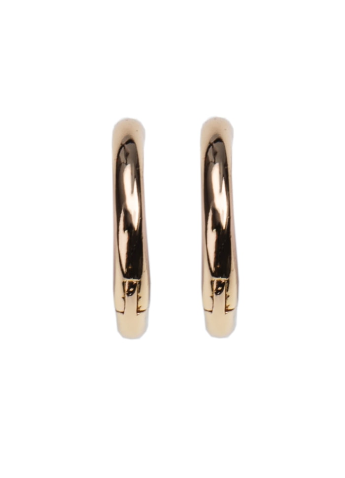 Emilia By Bon Dep Small Gold Hoops