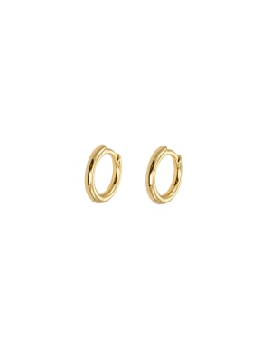 Emilia By Bon Dep xs-gold hoops