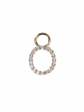 Emilia Letter Charm O