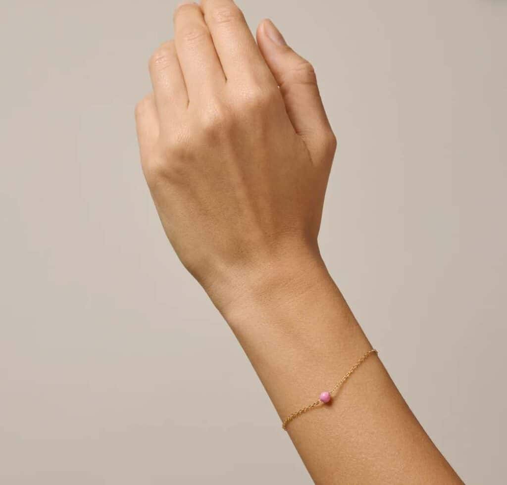 Enamel Bracelet Balloon Pink