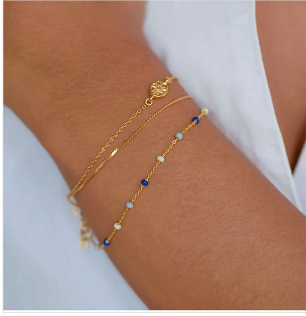 Enamel Bracelet Lola Marine
