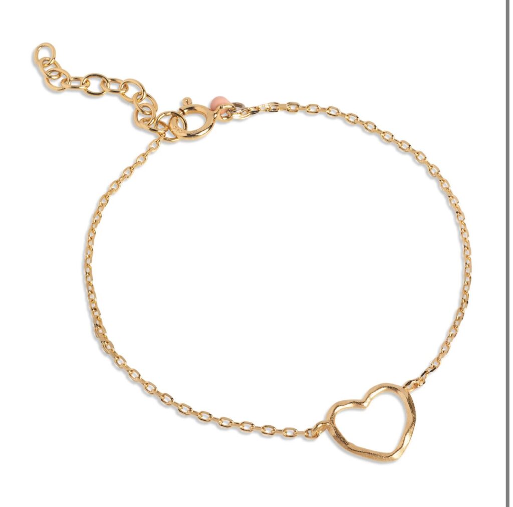 Enamel Bracelet Organic Heart