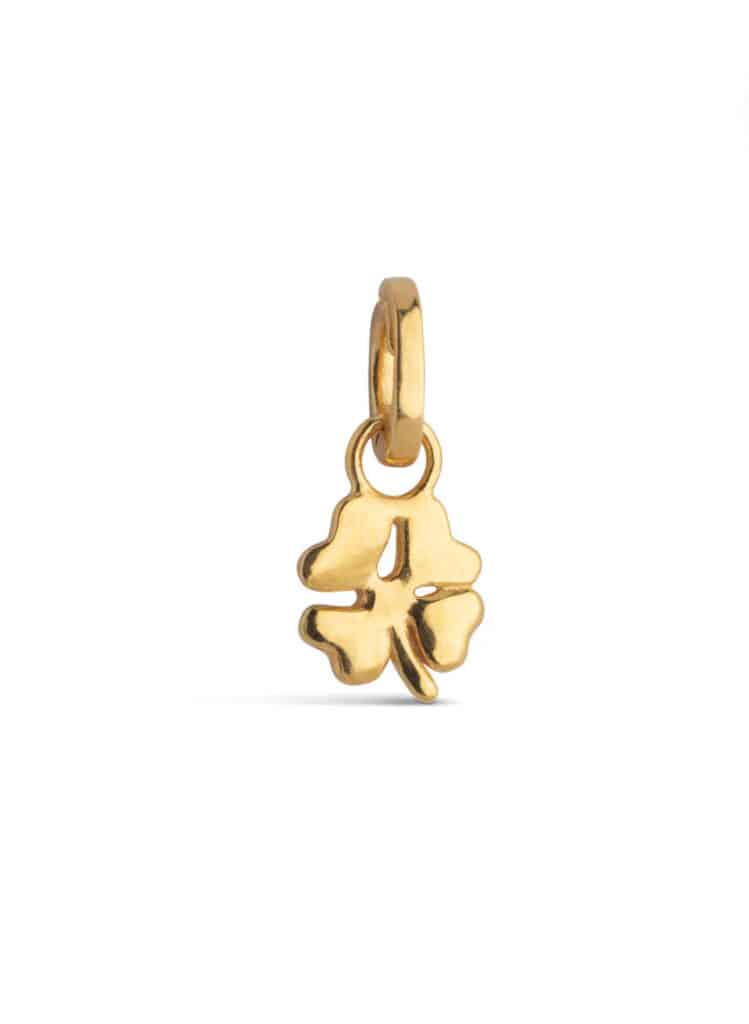 Enamel Charm Organic Clover