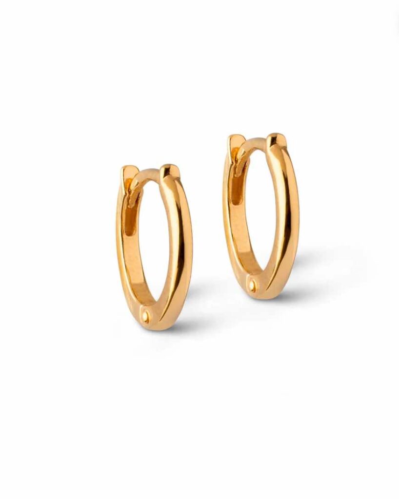 Enamel Classic Hoops 8mm