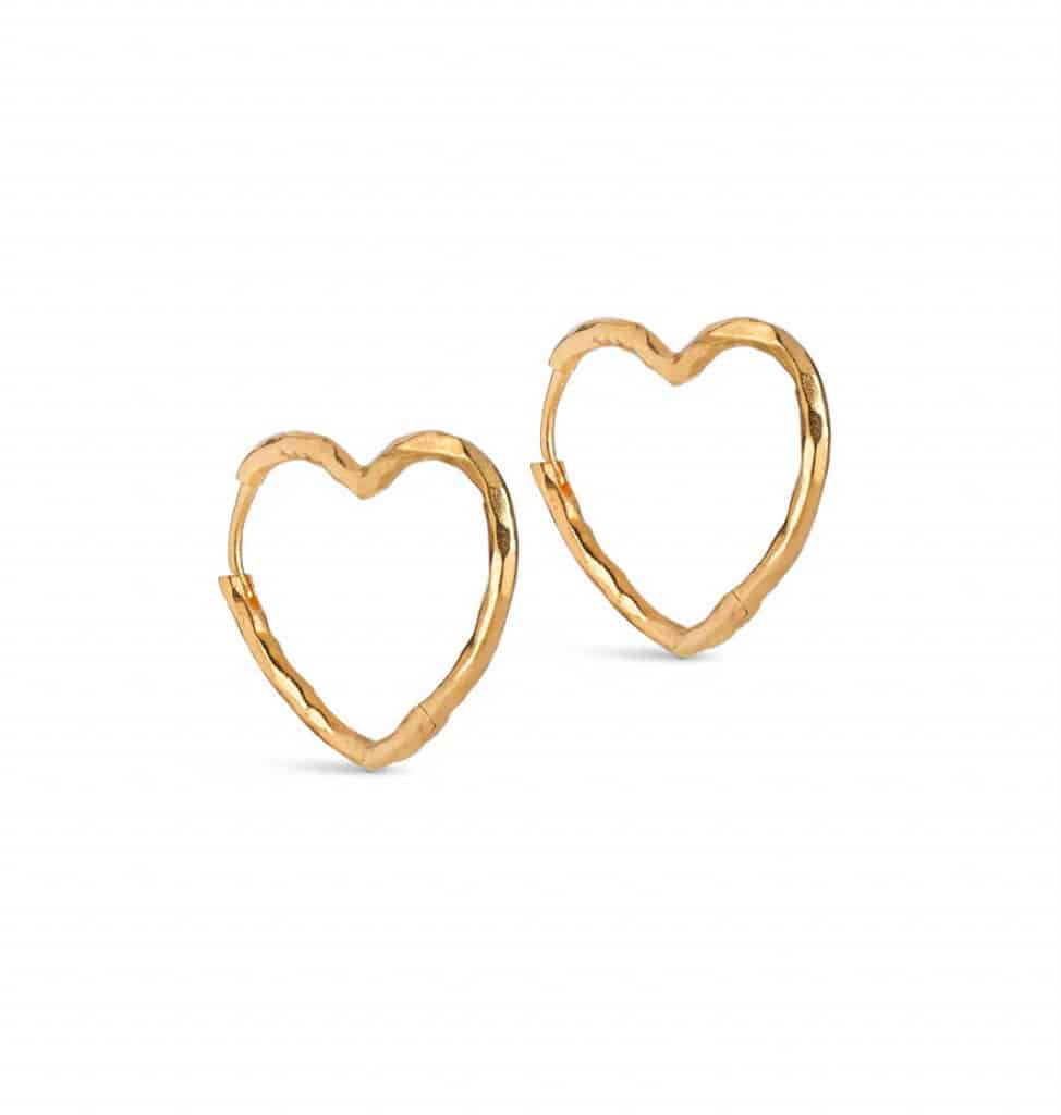 Enamel Copenhagen Hoops Medium Heart