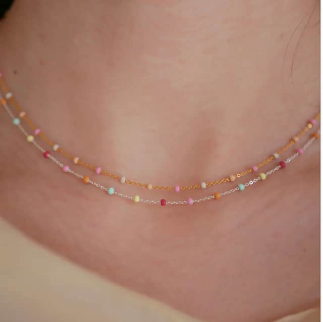 Enamel Lola Necklace Tropical