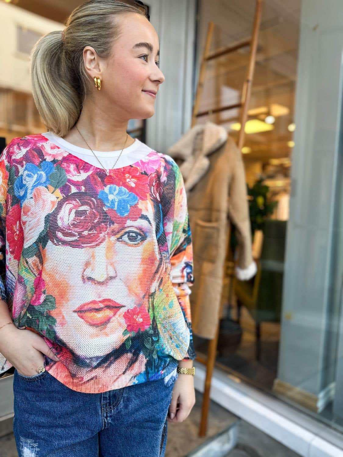 Frida Kahlo Color Sweater