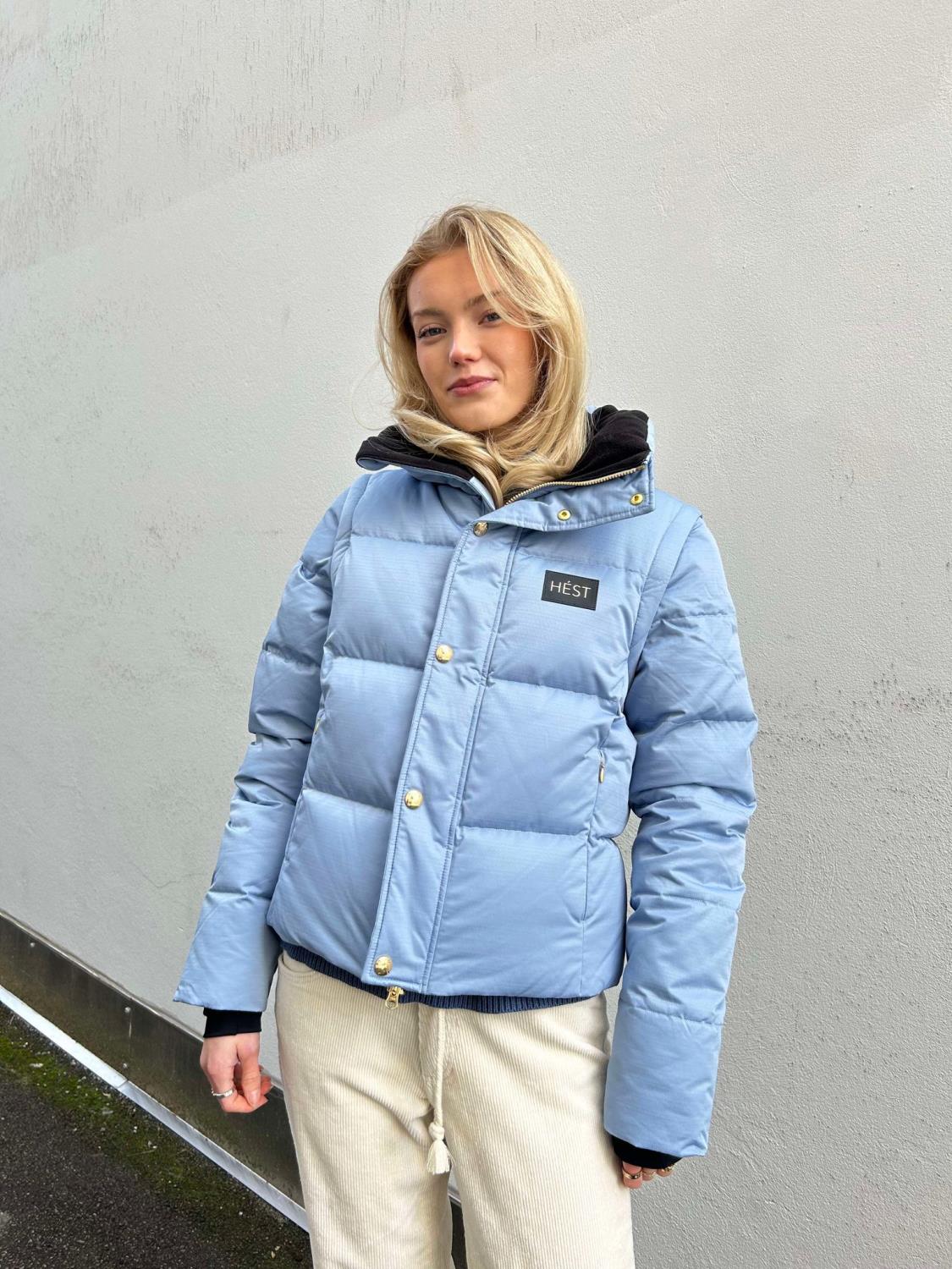 Hèst Edda Down Jacket/Vest Light Blue