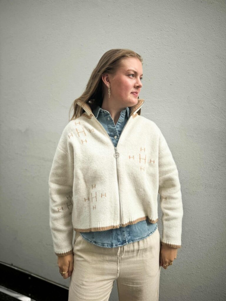Hèst Iben Zip Jacket Off White