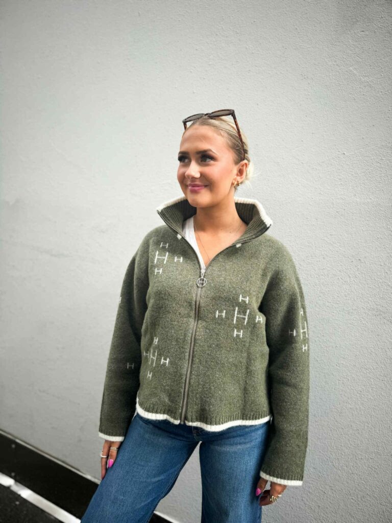 Hèst Iben Zip Jacket Winter Moss