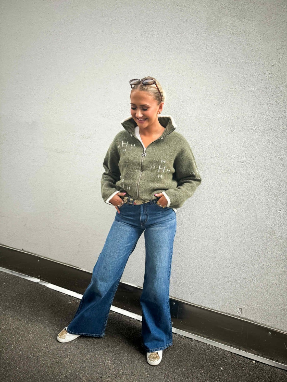 Hèst Irina Wide Leg Blue Denim