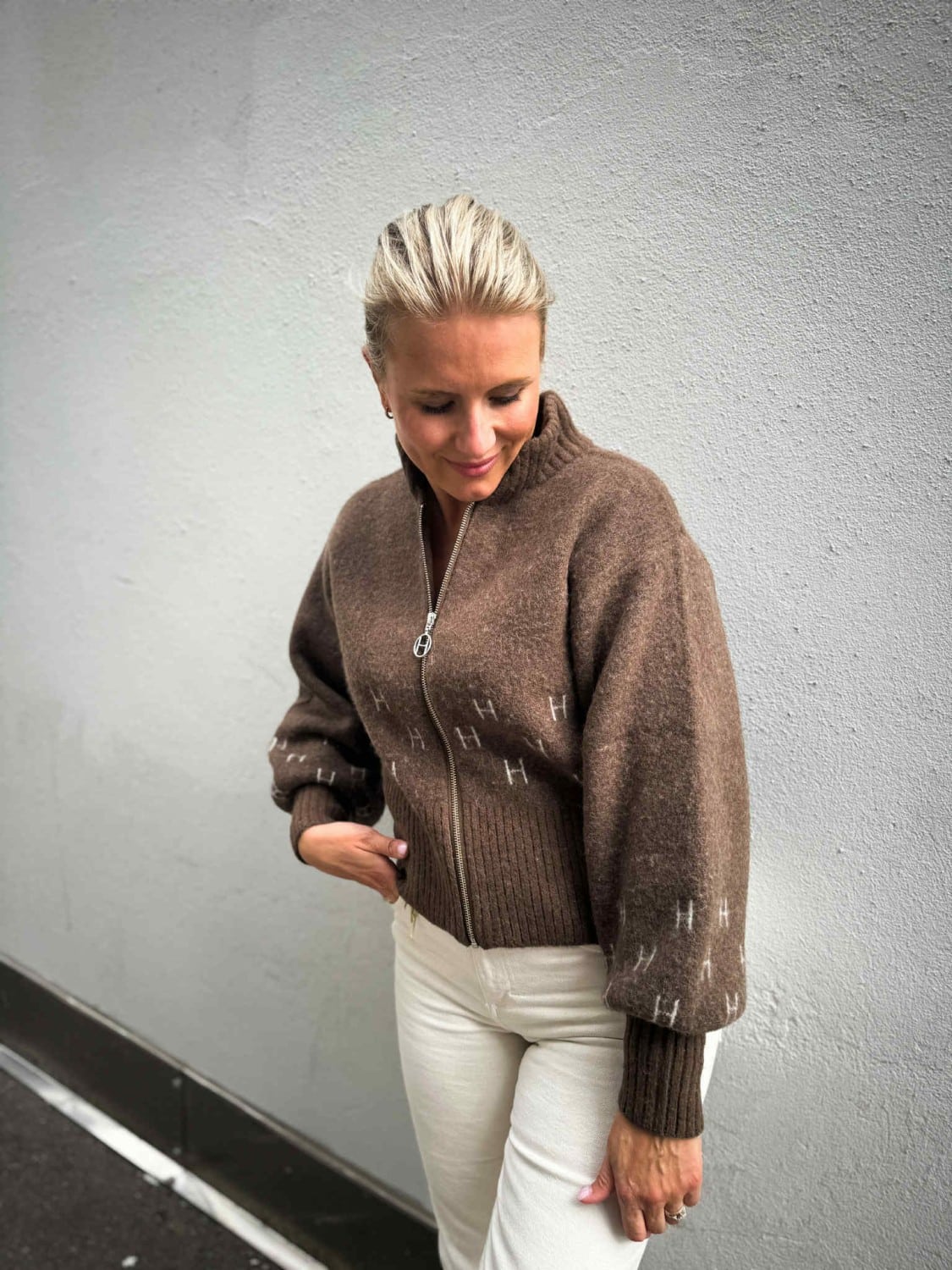 Hèst Martha Short Jacket Dark Earth