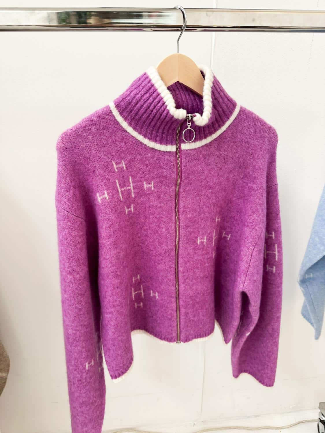 Hèst Zip Jacket Radiant Orchid