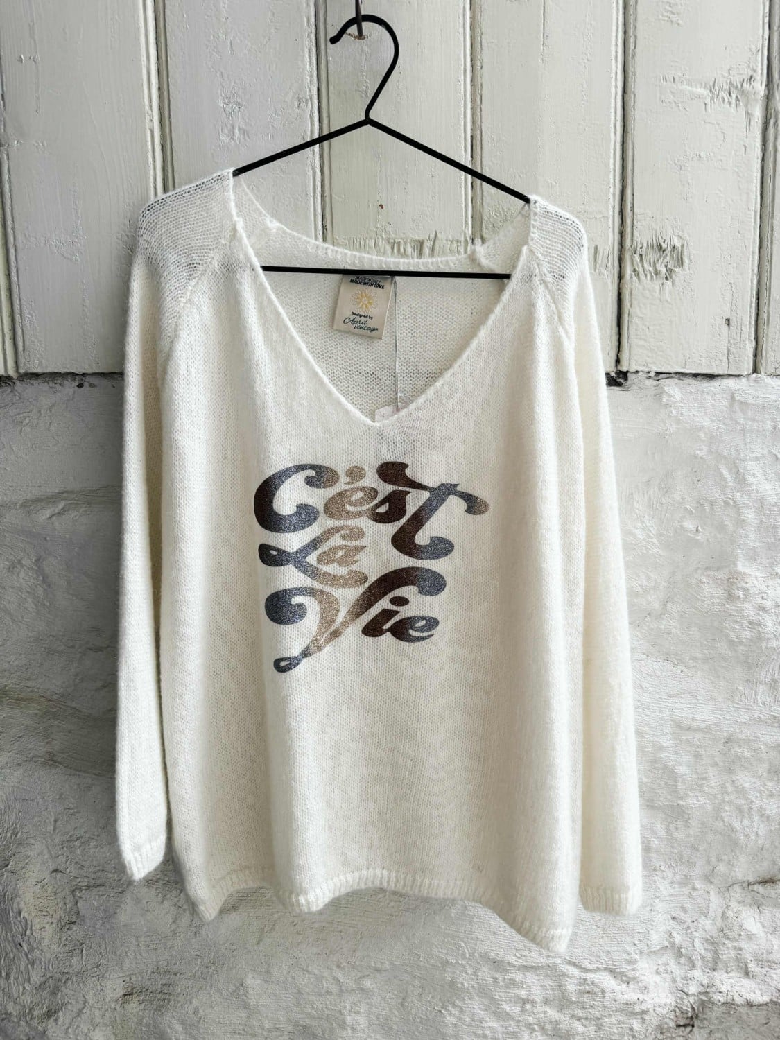 Ibc Collection C`est La Vie Sweater Off White