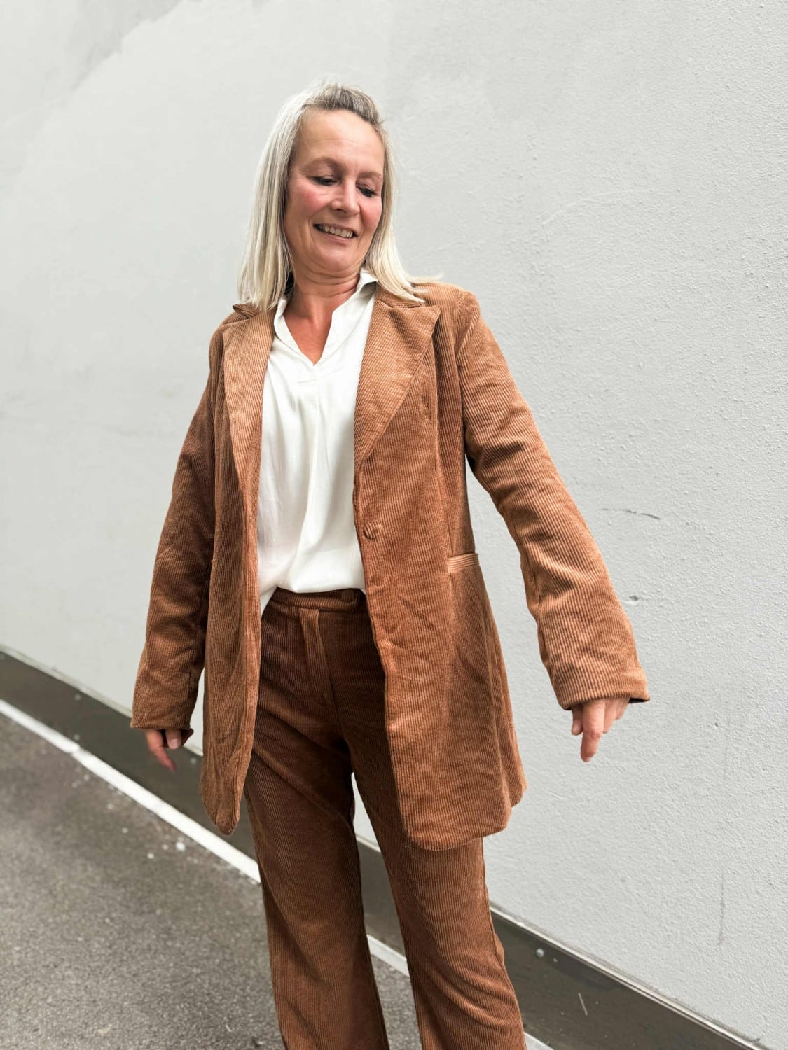 IBC Collection Cord Blazer Camel