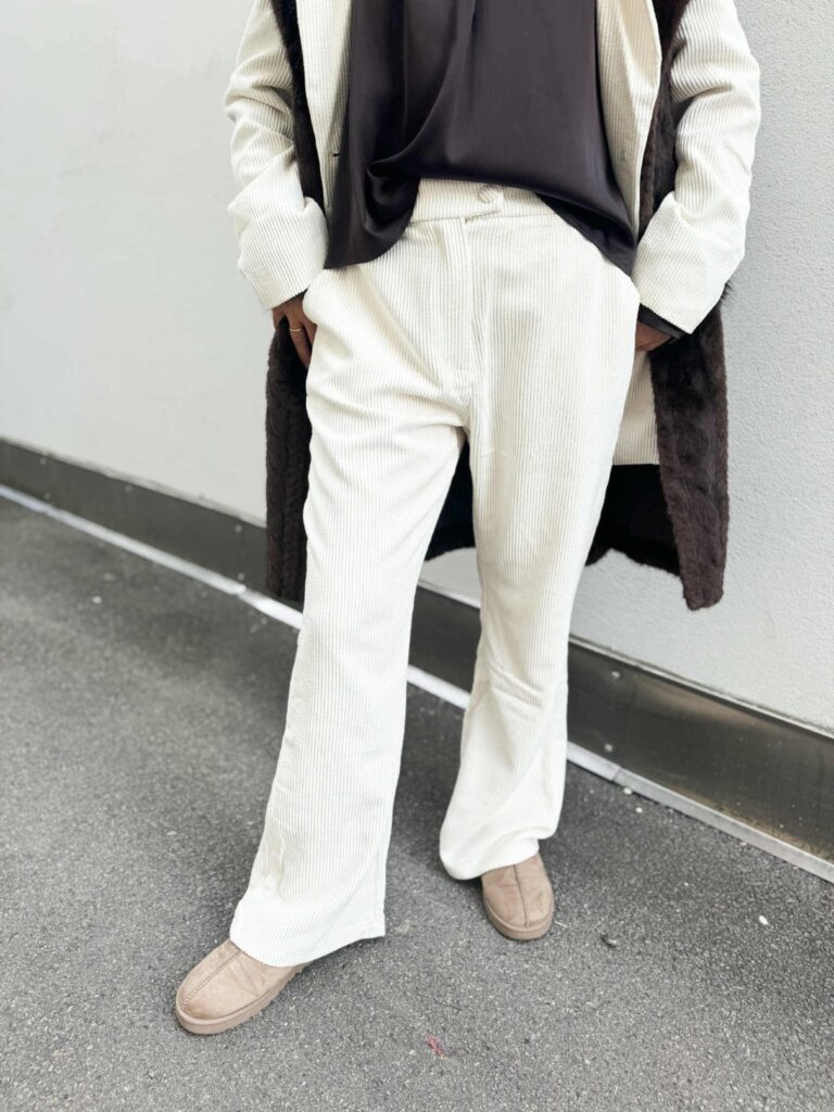 IBC Collection Cord Pants White